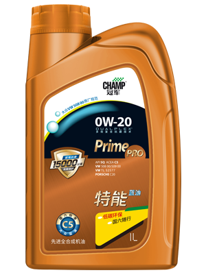 冠軍特能藍油0W-20 C5